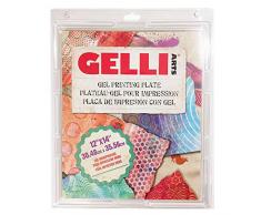Gelli Arts GL12x14 Druck Teller 12 x 14 Zoll, Synthetic Material, druchsichtig, 30.48 x 35.56 cm