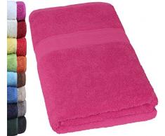 Nature Mark Saunatuch, 100% Baumwolle, Pink, 80x200 cm