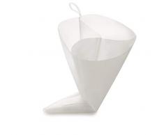 IBILI Spritzbeutel dreifach/flexibel 40 cm, Polymer, weiß, 40 x 7 x 3 cm