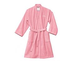 Tom Tailor KIMONO Bademantel Größe XS, rose, Frottee, wasser
