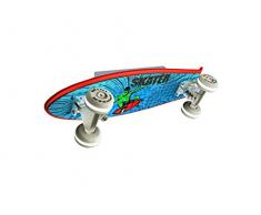 Evotec MINI CRUISER LED Skateboard - Wandleuchte 5flg. / 2700K / 6,5W / 685 Lumen, Plastik, 6.5 W, Transparent, Small