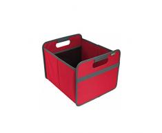 Faltbox Classic Medium Hibiskus Rot / Uni 32x37x27,5cm stabil abwischbar Polyester Premium Qualität Wohnen Einrichtung Möbel Sortierung Aufbewahren Verstauen