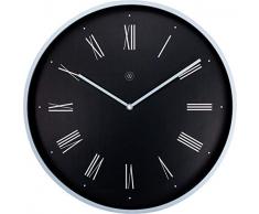 NeXtime Felix Wanduhr, Plastic, Schwarz, 40 cm