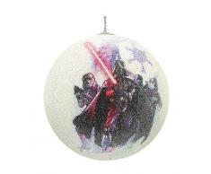Star Wars Vader und Stormtroopers Weihnachtskugel, weiß, 8 x 8 x 8
