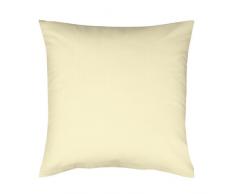 fleuresse Damast 703138 Fb. 7 Kissenbezug 40 x 40 cm, mit Hotelverschluss, champagner