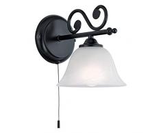 EGLO MURCIA Wandleuchte, Stahl, E14, 40 W, schwarz
