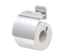 Tiger Onu Toilettenpapierhalter mit Deckel, Edelstahl Chrom, 13 x 12,6 x 4,2 cm