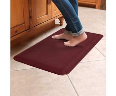 NEWLIFE von GelPro Designer Anti-Müdigkeit Komfort Küche Fußmatte, 50,8 x 81,3 cm Pebble Granatapfel fleckenbeständige Oberfläche mit 3/10,2 cm Dick ergo-foam Core für Gesundheit und Wellness 20X32 Pebble Caramel