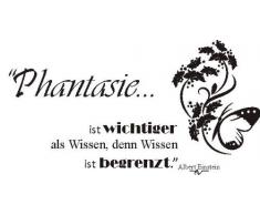 INDIGOS 4051719327588 Wandtattoo, Vinyl, schwarz, 60 x 10 x 10 cm