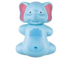 infinite by GEDA LABELS Fun Animal Elefant Zahnbürstenhalter, ABS & PVC, Blau, 7,5 x 5,5 cm