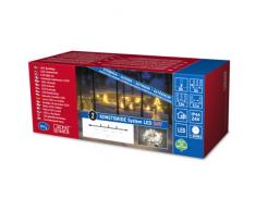 Konstsmide 4650-103 LED Hightech System Erweiterung / Lichterkette / für AuÃen (IP44) / 100 warm weiÃe Dioden / transparentes Kabel