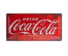 Nostalgic-Art 27005 Coca-Cola - Logo Red, Blechschild 25x50 cm