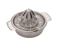 Westmark Zitruspresse mit Behälter, Durchmesser: 13,8 cm, Fassungsvermögen: 350 ml, Rostfreier Edelstahl, Silber, 30942260