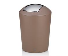 Kela 22273 Schwingdeckeleimer 1,7 l, Kunststoff, Marta, Taupe