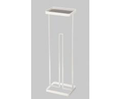 YAMAZAKII Tower Toilettenpapierhalter, Metall, Weiß, One Size