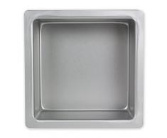 PME SQR044 Quadratische Backform aus eloxiertem Aluminium, 102 x 102 x 102 mm, Silver, 10 x 10 x 10 cm