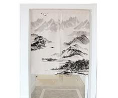 zegoo Crazy Cart Noren türdurchgangs Vorhang Stickset mit chinesischen Stil Chinesisch 33.5x59.1(85x150cm) Cml01