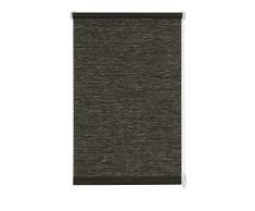 GARDINIA Rollo zum Klemmen oder Kleben, Tageslicht-Rollo, Blickdicht, Alle Montage-Teile inklusive, EASYFIX Rollo Natur, Schwarz/Weiß, 45 x 150 cm (BxH)