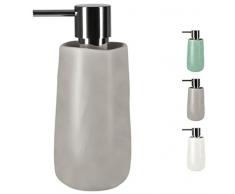 Spirella Seifenspender Sina mit Edelstahlpumpe FlÃ¼ssigseifen-Spender Porzellan 350ml Langliebig und Robust Taupe