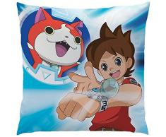 Yo-Kai Watch Kissen, Polyester, blau, 40 x 40 cm