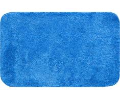 Grund Badteppich 32 mm 100% Polyacryl, ultra soft, rutschfest, ÃKO-TEX-zertifiziert, 5 Jahre Garantie, LEX, Badematte 50x80 cm, jeansblau