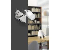 LeuchtenDirekt Wandleuchte, Eisen, GU10, 4 W, stahl, 15 x 17 x 15 cm