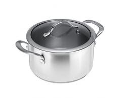 KUHN RIKON Kochtopf Colori, 5,5 L, Edelstahl, Matt, 24 cm