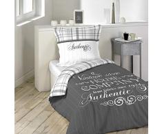 Douceur dIntérieur Bettwäsche, Baumwolle, Aufdruck, 140 x 200 cm