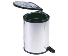 MSV Einbau Treteimer, Edelstahl, 2 cm