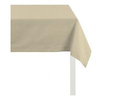 APELT Runde Tischdecke, Polyester-Baumwolle, Braun, 170 x 170 x 0.5 cm