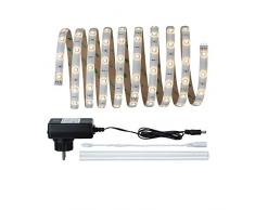 Paulmann 705.10 Function YourLED Basisset 3m IP44 Shrink Warmweiß 7,5W 230/12V Niedervolt 18VA 70510 LED Lichtband Lichtstreifen Lichtschlauch