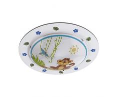 EGLO; my light; my style Louie Hängeleuchte, stahl, 40 W, Weiß/Blau/Grün