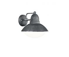 Trio Leuchten 227460188 Amur A++ to E, Außen-Wandleuchte, Aluminium, E27, Silberfarbig, 25 x 22.5 x 22 cm