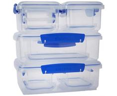 Sistema Vorratsdosen Set Klip-it 10 Stück, Plastik, transparent, 17 x 23.5 x 24.5 cm, Einheiten