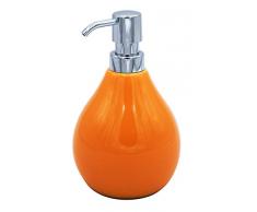 Ridder Belly Seifenspender, Keramik, orange, ca. 10 x 10 x 17 cm