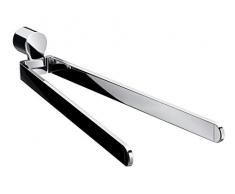 Emco Fino Handtuchhalter chrom, Handtuchstange 2-armig, schwenkbar, zur Wandmontage, Länge 450 mm - 845000145