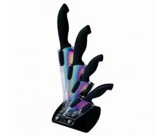 Pradel Excellence BC004TI Messerblock mit 4 Messern, Titanbeschichtung/Edelstahl