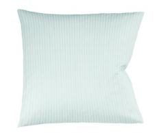 fleuresse Bügelfreier Kissenbezug mit Nadelzug, 80x80 cm, 100% Baumwolle, grün