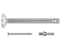 Paulmann Leuchten 178.24 Paulmann 17824 Seil Umlenker/Abhängung für Spannseil 1 Paar 165 mm Chrom Zubehör Halogen Seilsysteme 12V inklusive Dübel und Schrauben, POSTEKST