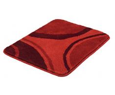 Kleine Wolke Badteppich Verona rot 50 x 65 cm