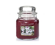 YANKEE CANDLE Duftkerze, Glas, rotbraun, 9.5x9.5x13.8 cm