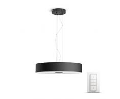 Philips Hue LED Pendelleuchte Fair inkl. Dimmschalter, dimmbar, alle Weißschattierungen, steuerbar via App, schwarz, kompatibel mit Amazon Alexa (Echo, Echo Dot)