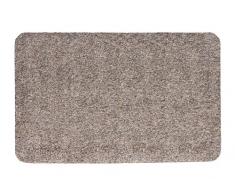 andiamo Fußmatte Samson, waschbare & resistente Türmatte aus 100% Baumwolle, Größe:60x100cm, Farbe:Granit