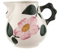 Villeroy & Boch Wildrose Milchkännchen, 200 ml, Höhe: 8,5 cm, Premium Porzellan, Weiß/Bunt