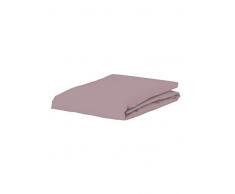 ESSENZA Spannbettlaken Satin Uni Baumwollsatin Violett, 90x200