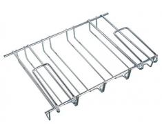 WENKO Schrankeinsatz Gläserhalter - für 12 Gläser, 34 x 8 x 25 cm, silber glänzend