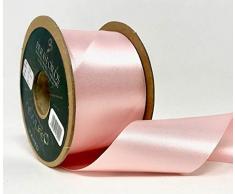 Berisfords BF_1001-50-70 NewLife Satinband, 50 mm, 70 Blassrosa, 100% recycelt, 20 m Spule