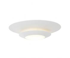 Brilliant Teide LED Deckenleuchte Wandleuchte 42cm rund indirekte Ausleuchtung weiß 1800 Lumen, LED integriert