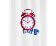Kleine Wolke 5173148305 Duschvorhang Wake Up, 180 x 200 cm, multicolor