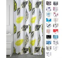 RIDDER 403250 Duschvorhang Textil ca. 180 x 200 cm, Hoja